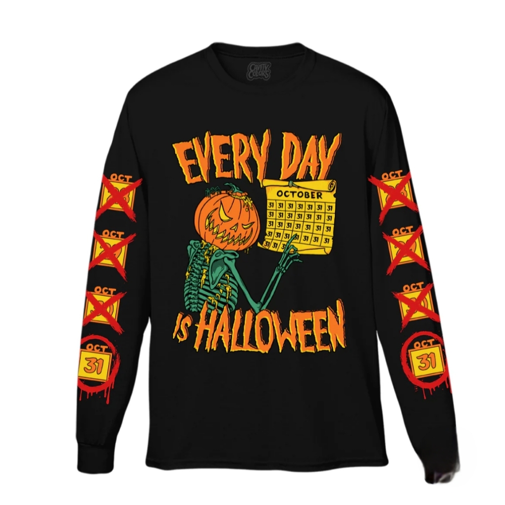 Cavity Colors,"Everyday Is Halloween" Long Sleeve